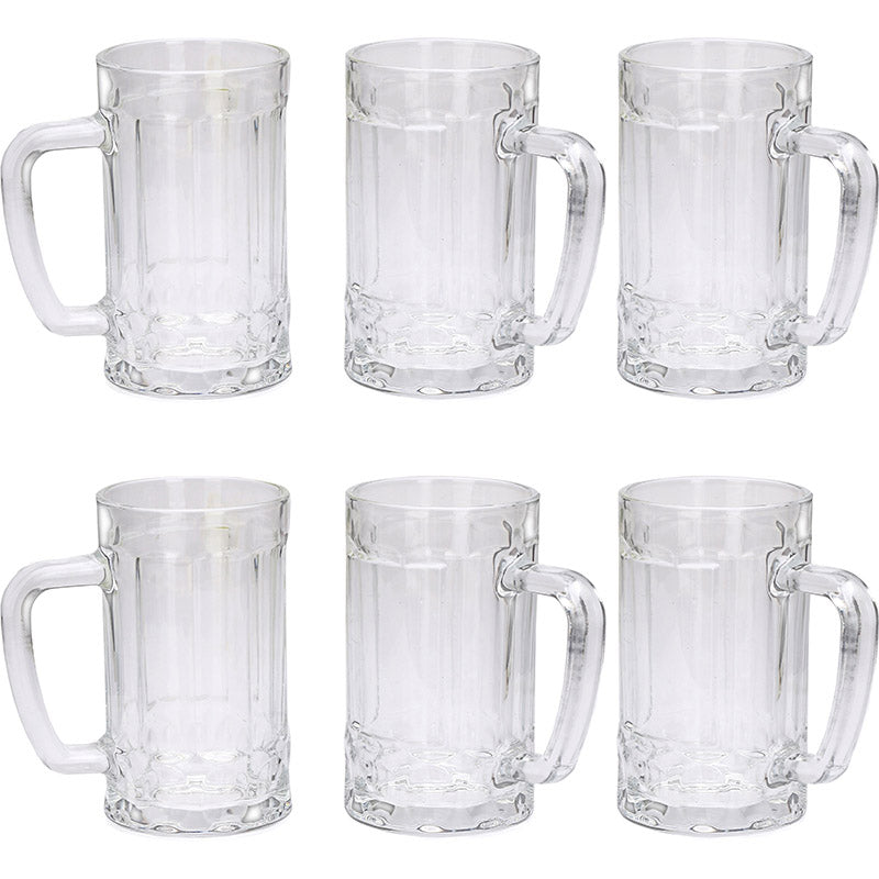 Buy Losif Beer Mug (400 ML) - Set Of Six Beer Mug from Vaaree