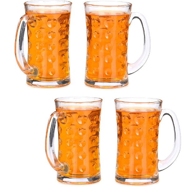 Buy Lazar Beer Mug (400 ML) - Set Of Four Beer Mug from Vaaree