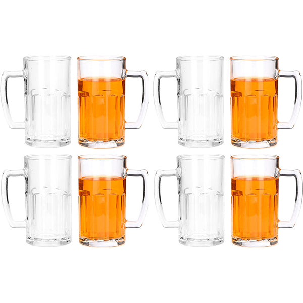 Lukyan Beer Mug (600 ML) - Set Of Eight