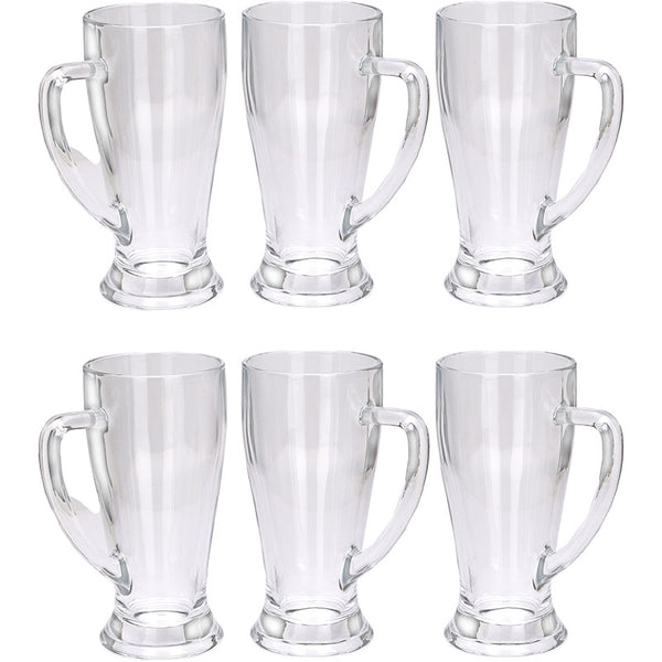 Tiera Beer Mug (250 ML) - Set Of Six