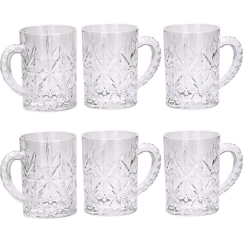 Buy Grido Beer Mug (450 ML) - Set Of Six Beer Mugs from Vaaree