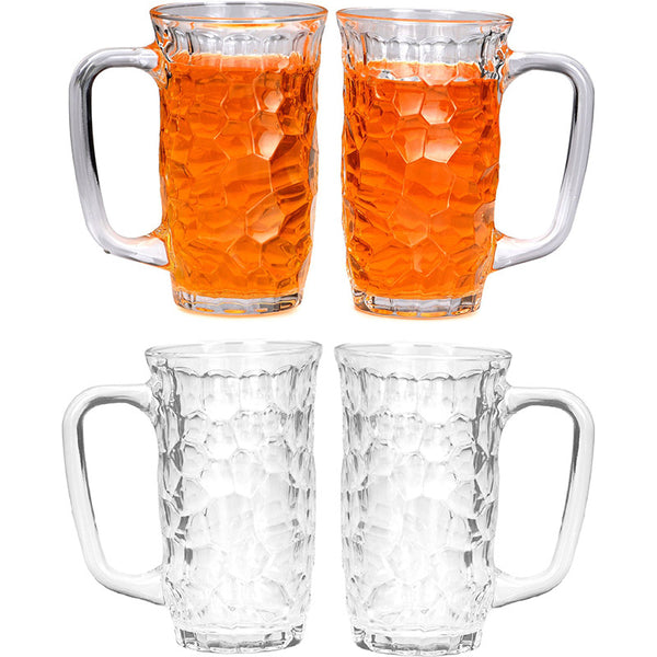 Luka Beer Mug (450 ML) - Set Of Four