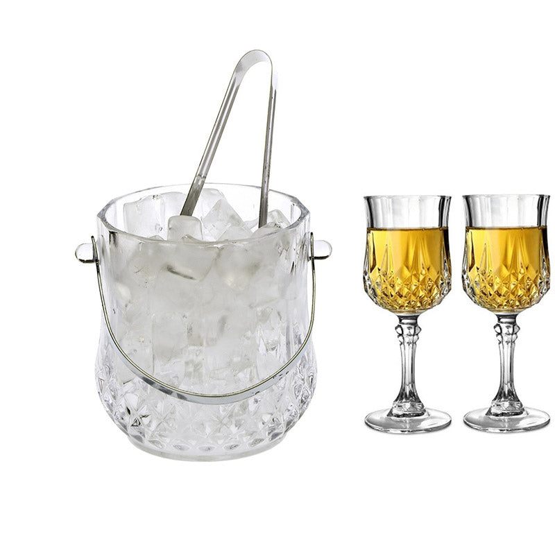 Buy Everest 1000 MLIce Bucket With 100 ML Glass - Four Piece Set Barware Set from Vaaree