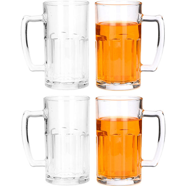 Lukyan Beer Mug (600 ML) - Set Of Four