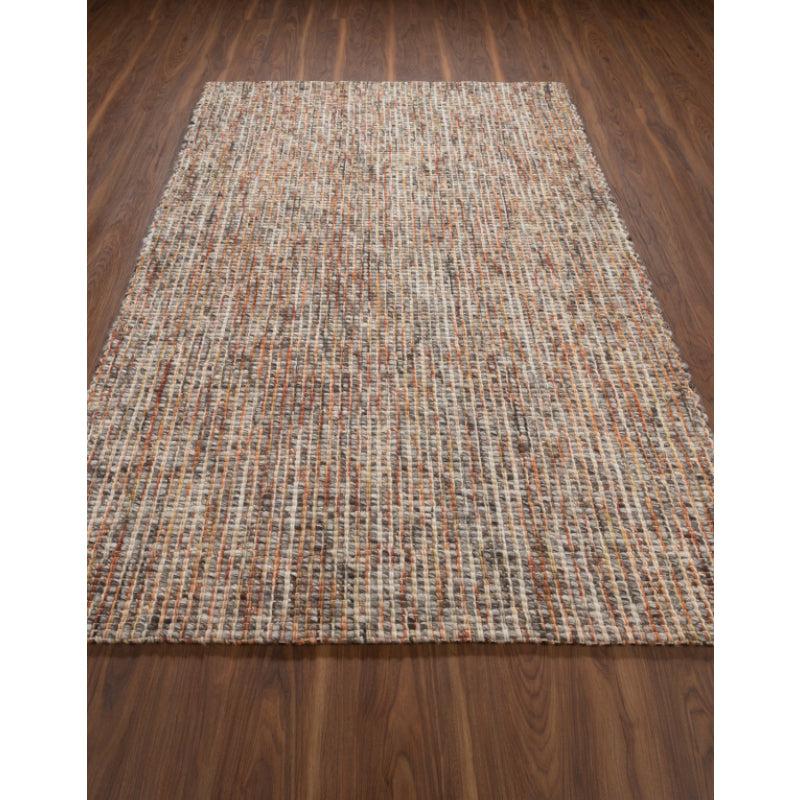 Buy Artistry Threads Hand Woven Rug - Orange & Brown Rugs from Vaaree