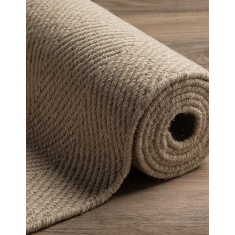 Buy Handloom Haven Rug - Cream Rugs from Vaaree