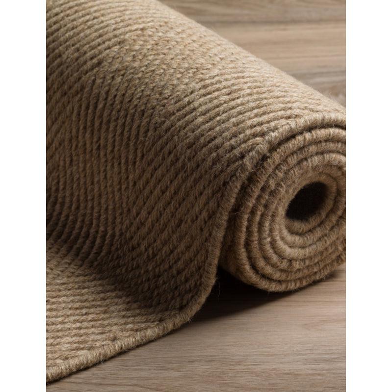 Buy Handloom Haven Rug - Beige & Cream Rugs from Vaaree