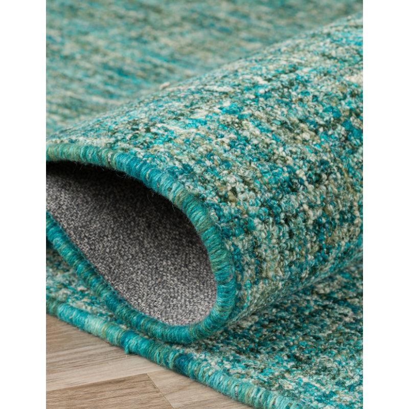 Buy Osman Hand Tufted Rug - Sea Green Rugs from Vaaree