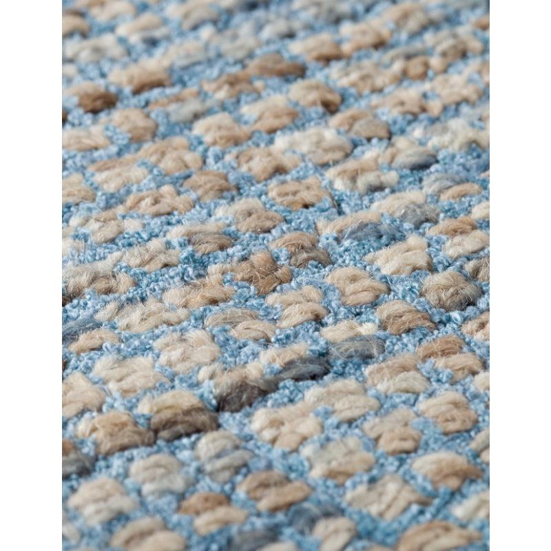 Buy Thread Tale Hand Woven Rug - Denim Blue Rugs from Vaaree