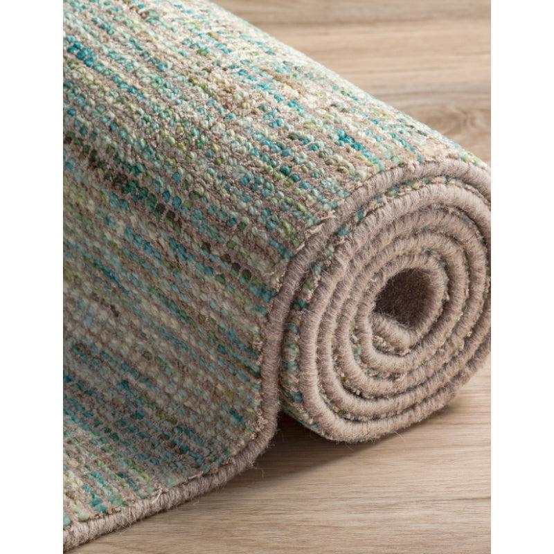 Buy Thread Tale Hand Woven Rug - Silver Rugs from Vaaree