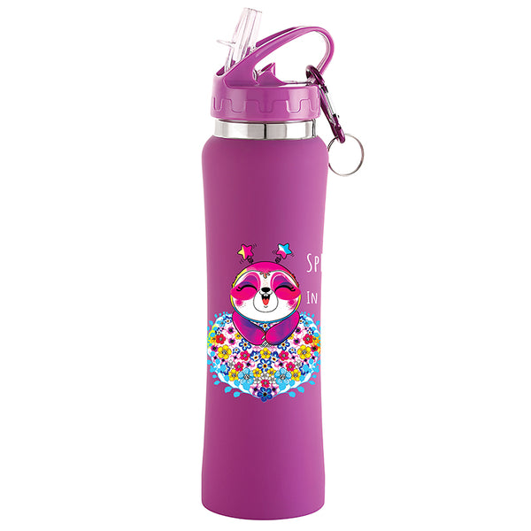 Buy Lavender Teddy Sipper Water Bottle - 750 ML Sipper from Vaaree