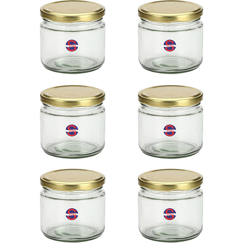 Buy Statio Storage Jar (350 ML) - Set Of Six Jar from Vaaree