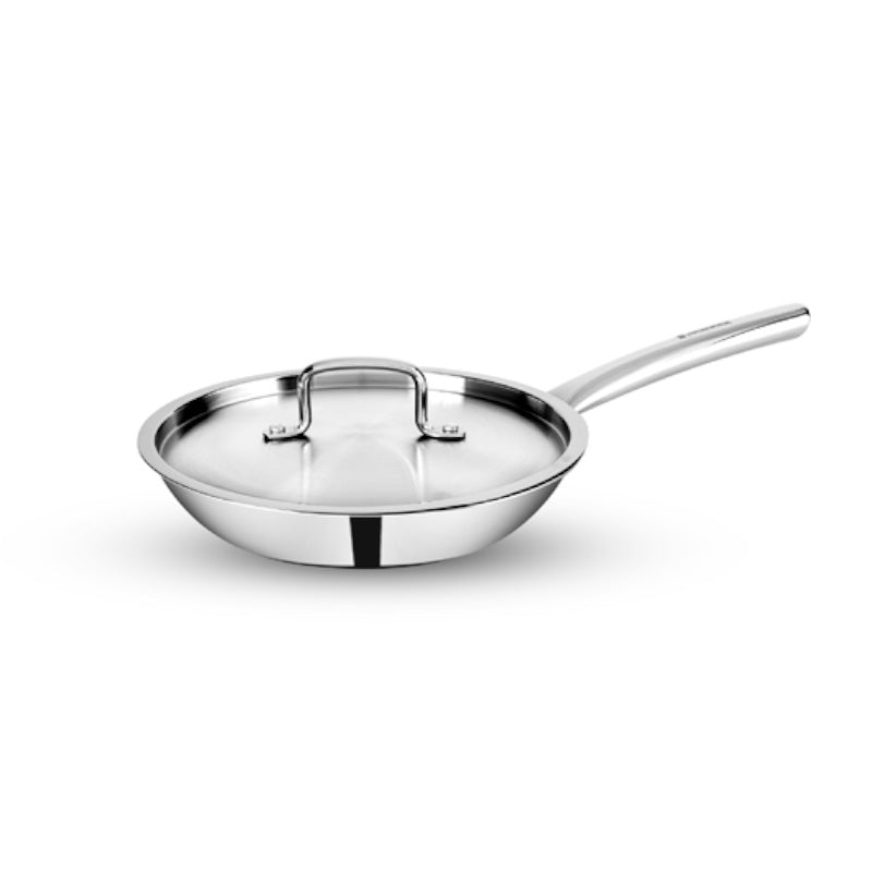 Frying Pan - Bergner Induction Safe Frying Pan With Lid - 2000 ml/10 Inches