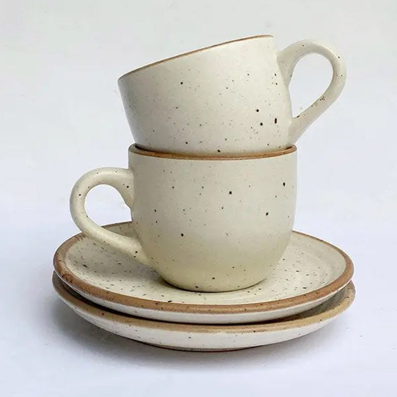 Buy Galenta Handmade Cup & Saucer - 240 ML Tea Cup & Saucer from Vaaree