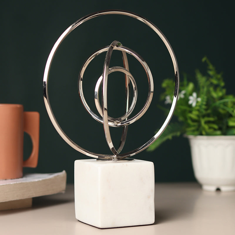 Buy Circle Seam Showpiece - Silver Showpieces from Vaaree