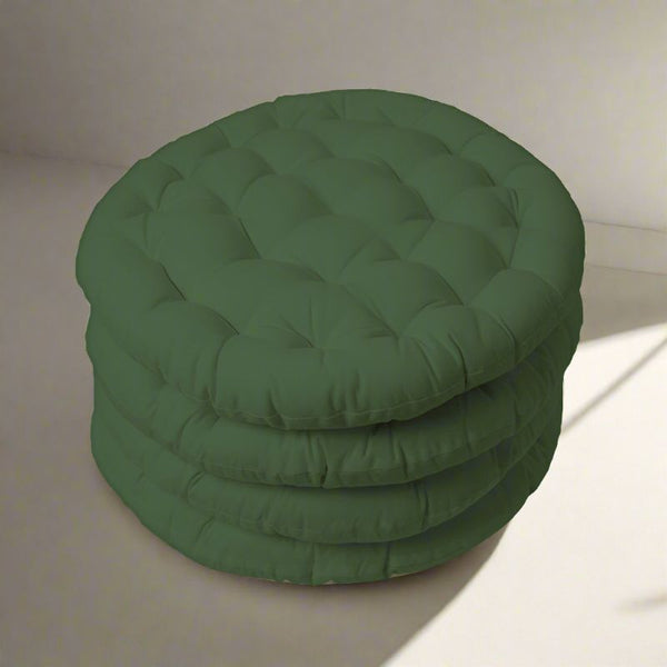 Buy Gloria Floor Cushion (Light Green) - Set Of Four Floor Cushions from Vaaree