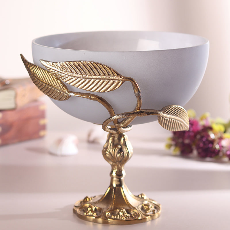 Buy Gemma Accent Bowl - Grey Accent Bowls & Trays from Vaaree