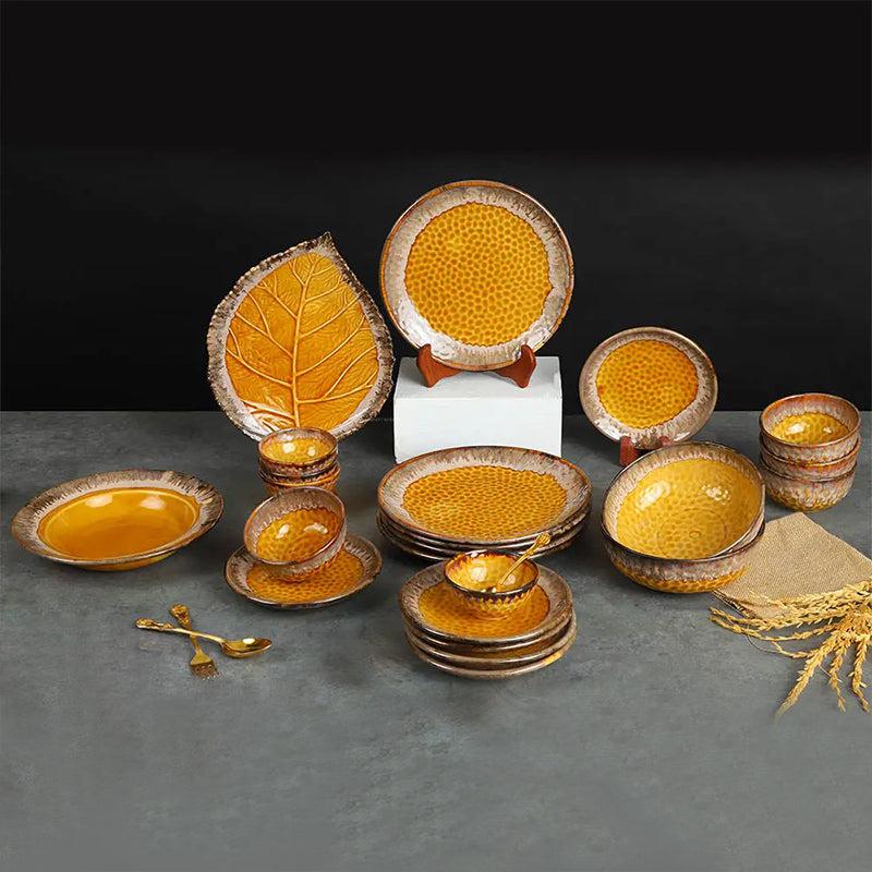 Buy Imala Handmade Dinner Set - Twenty Eight Piece Set Dinner Set from Vaaree