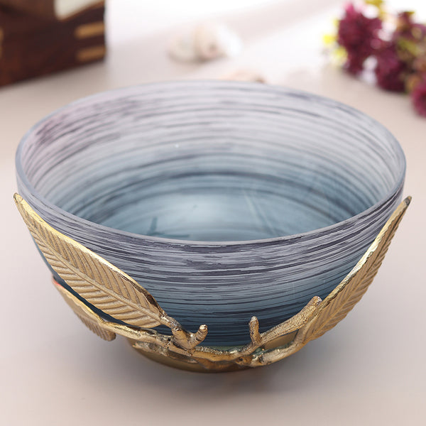 Buy Adro Ruma Accent Bowl - Blue Accent Bowls & Trays from Vaaree