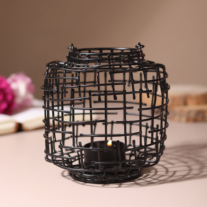 Buy Armon Tealight Candle Holder - Black Candle Holders from Vaaree