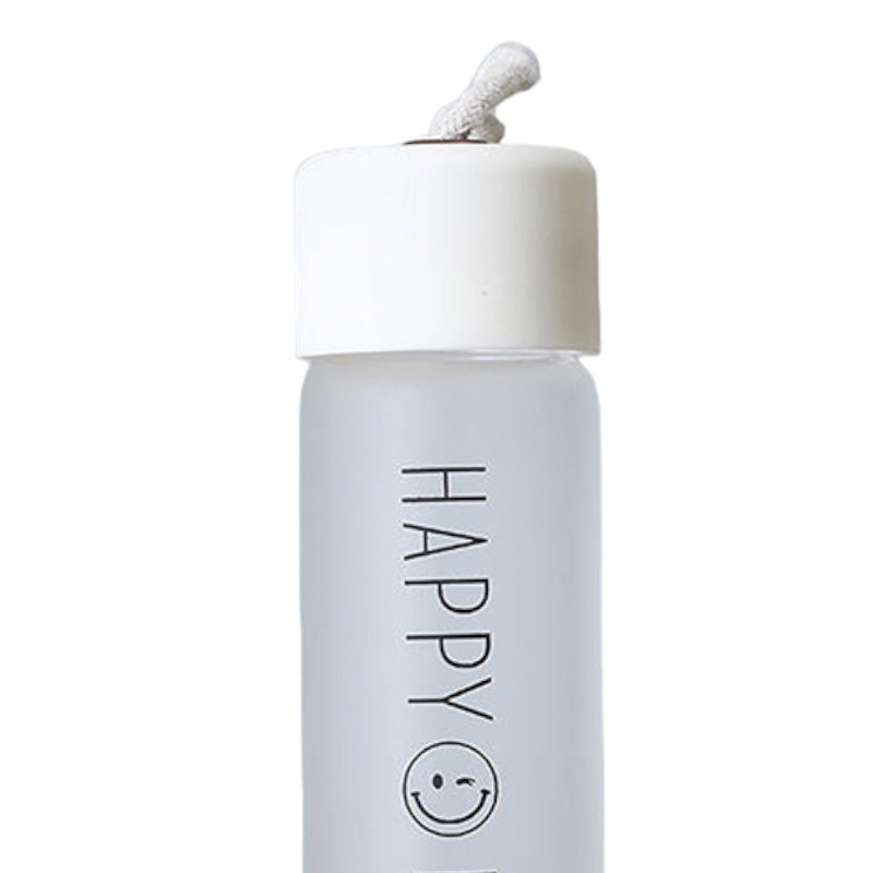 Bottle - Happy Day Water Bottle (340 ML) - White