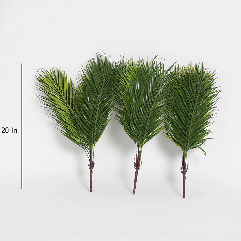 Buy Faux Tropical Palm Bush (50 Cms) - Set Of Four Artificial Plants from Vaaree