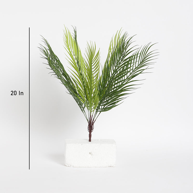 Artificial Plants - Faux Tropical Palm Bush (50 Cms) - Set Of Two