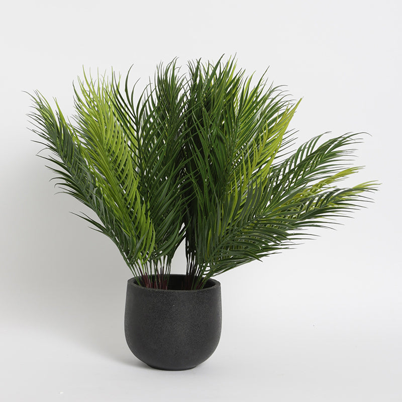 Artificial Plants - Faux Tropical Palm Bush (50 Cms) - Set Of Four