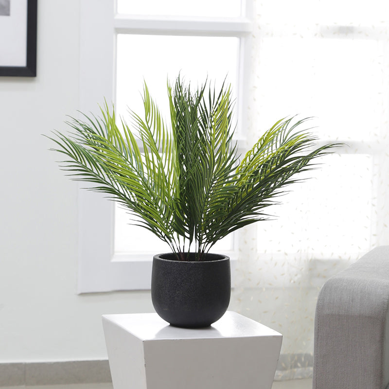 Artificial Plants - Faux Tropical Palm Bush (50 Cms) - Set Of Three