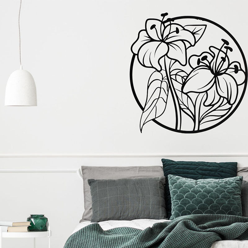 Wall Accents - Bloom Black Wall Art