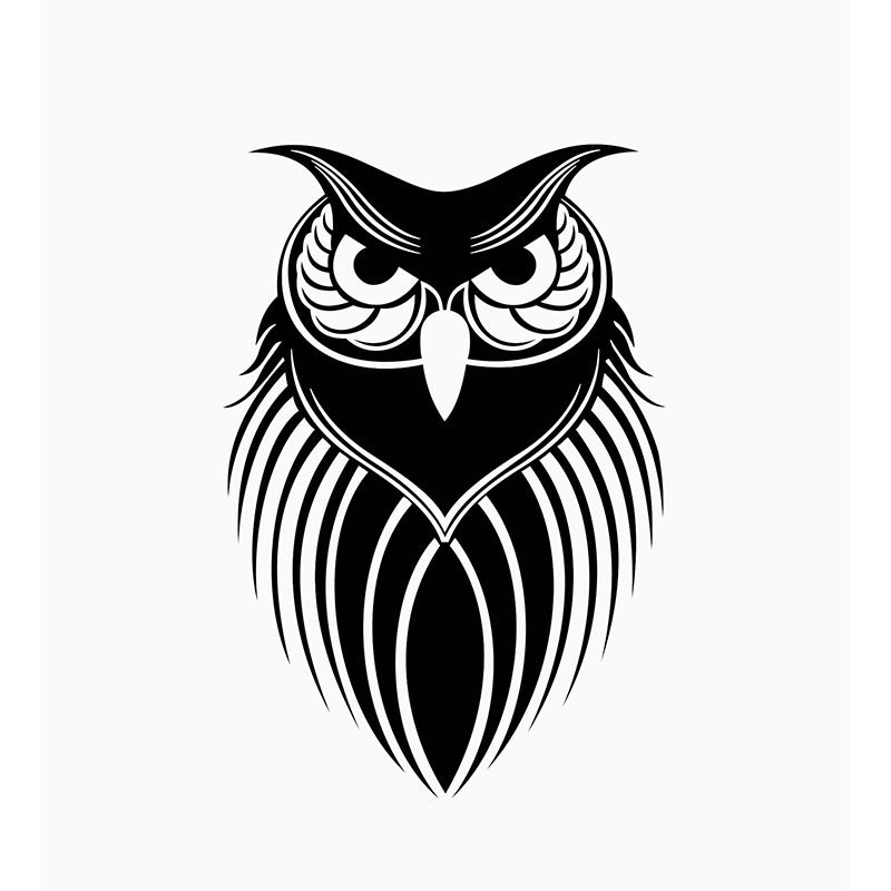 Wall Accents - Owl Black Wall Art