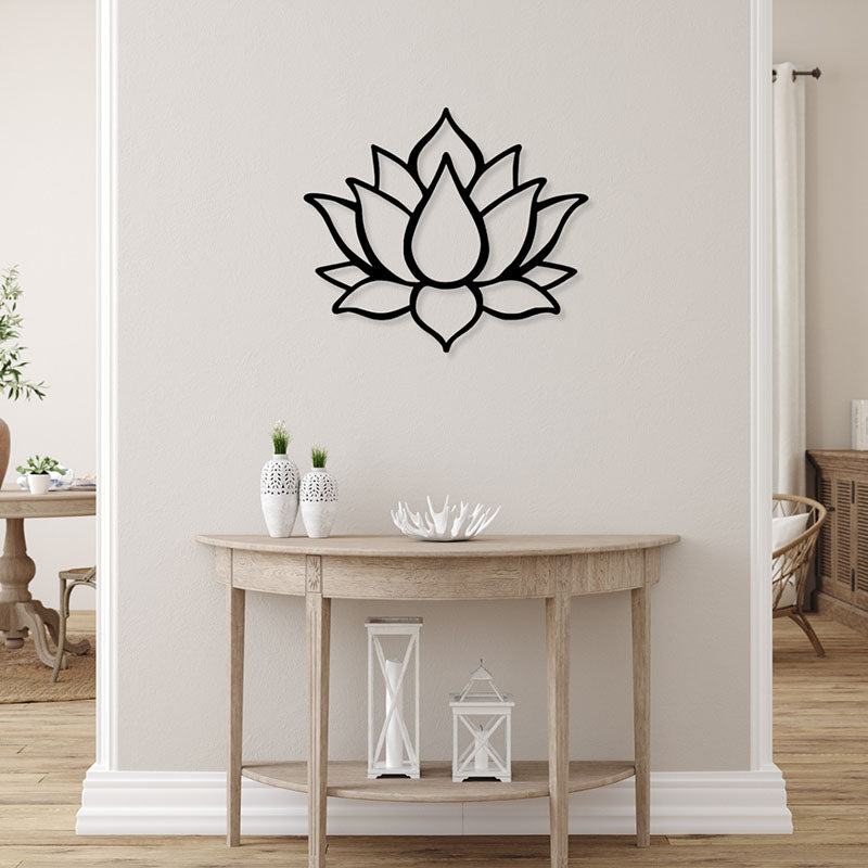 Wall Accents - Lotus Black Wall Art