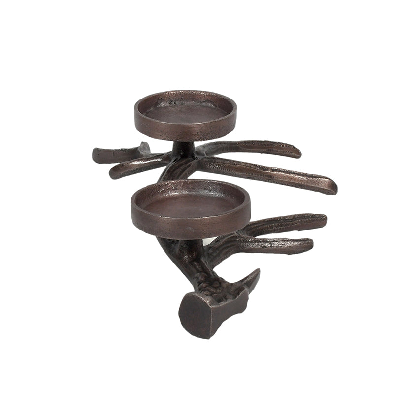 Buy Antler Charm Candle Holder - Black Candle Holders from Vaaree