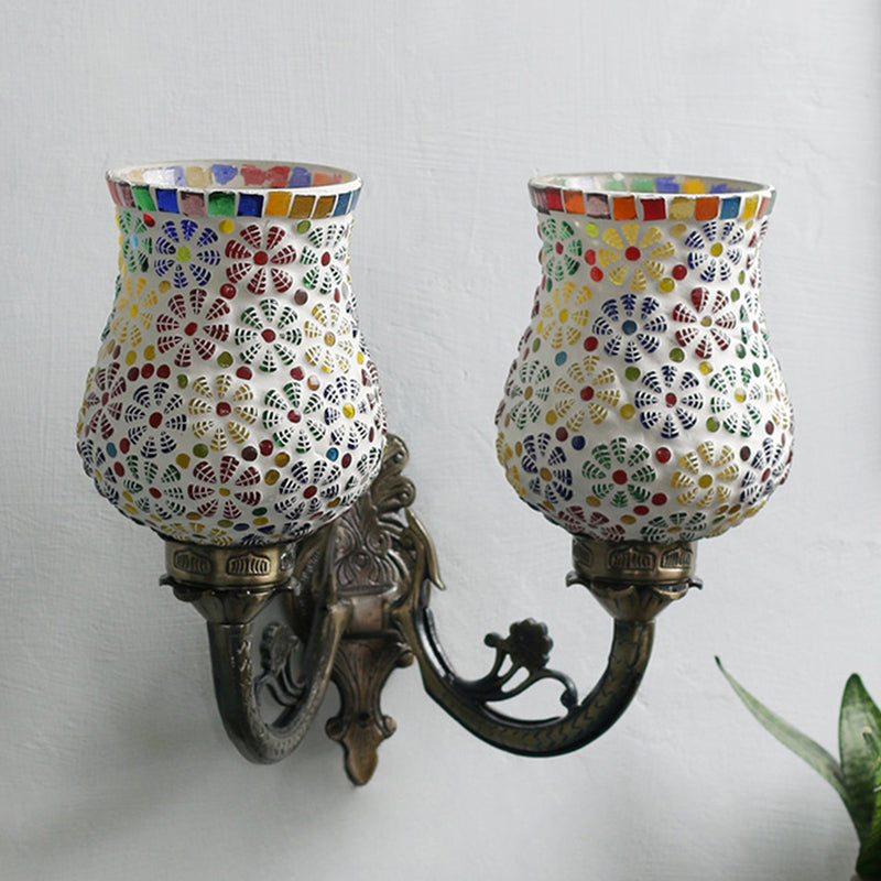 Wall Lamp - Zava Twinner Duo Mosaic Wall Lamp