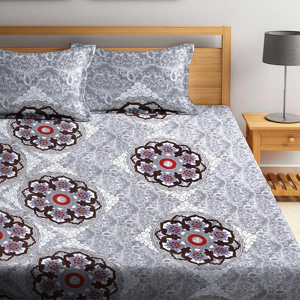 Buy Spike Ethnic Bedsheet Bedsheets from Vaaree