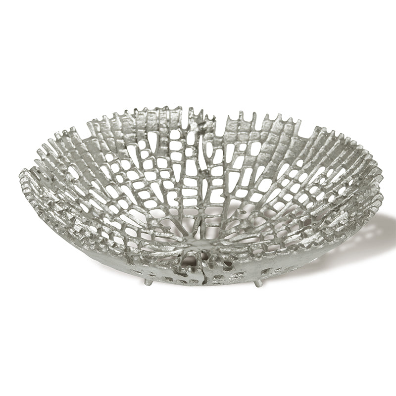 Buy Web Werno Accent Bowl - Silver Accent Bowls & Trays from Vaaree