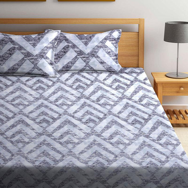 Buy Simba Geometric Bedsheet Bedsheets from Vaaree