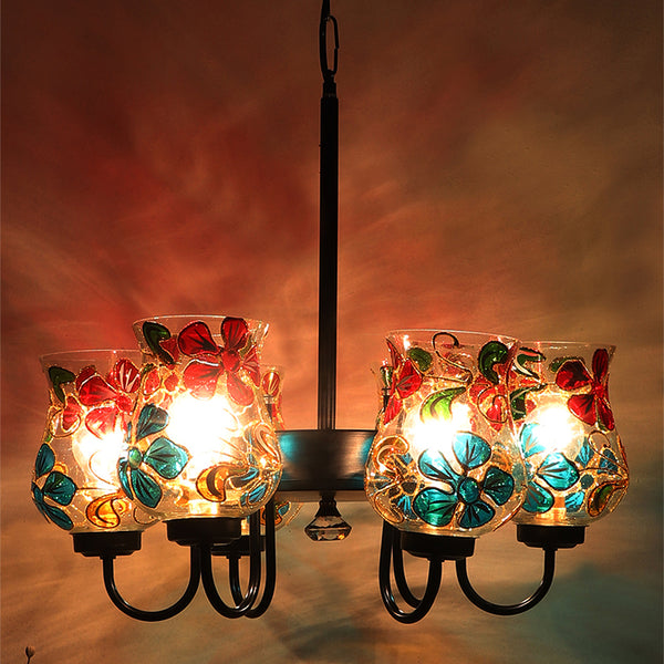 Buy Fumo Viya Mosaic Chandelier Ceiling Lamp from Vaaree