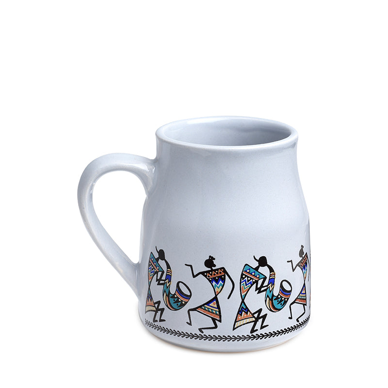 Mug & Tea Cup - Tribal Chromo Mug (220 ML) - Set Of Six