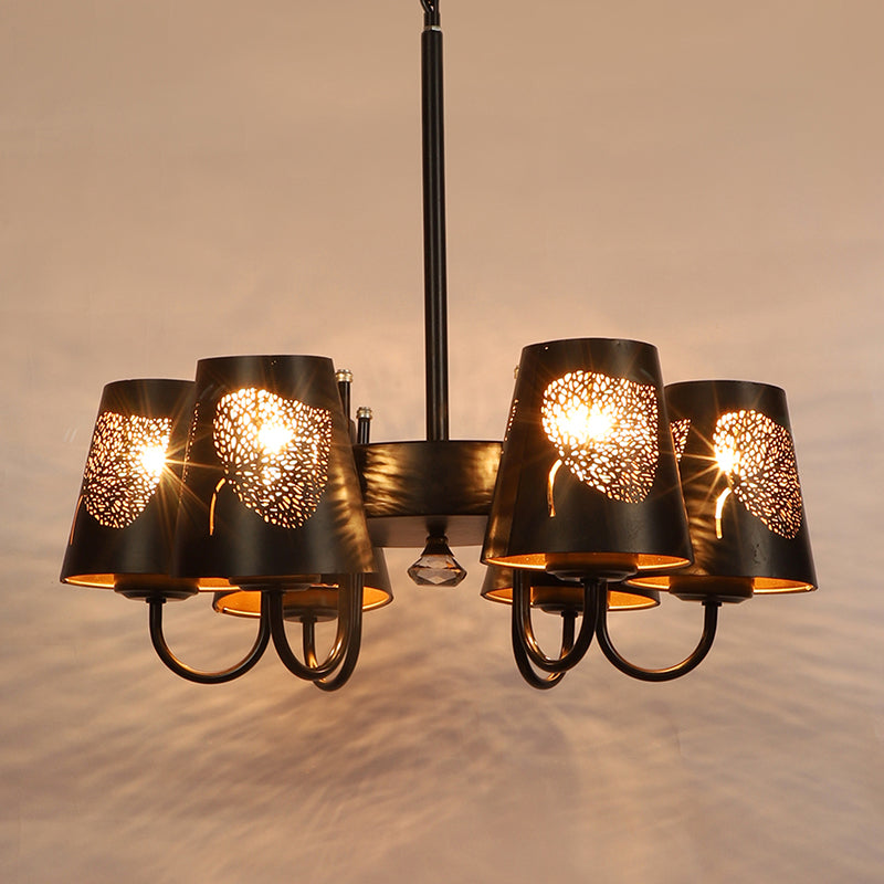 Ceiling Lamp - Candra Viya Etched Chandelier