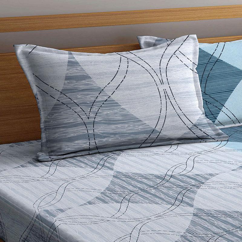 Buy Jasper Geometric Bedsheet Bedsheets from Vaaree