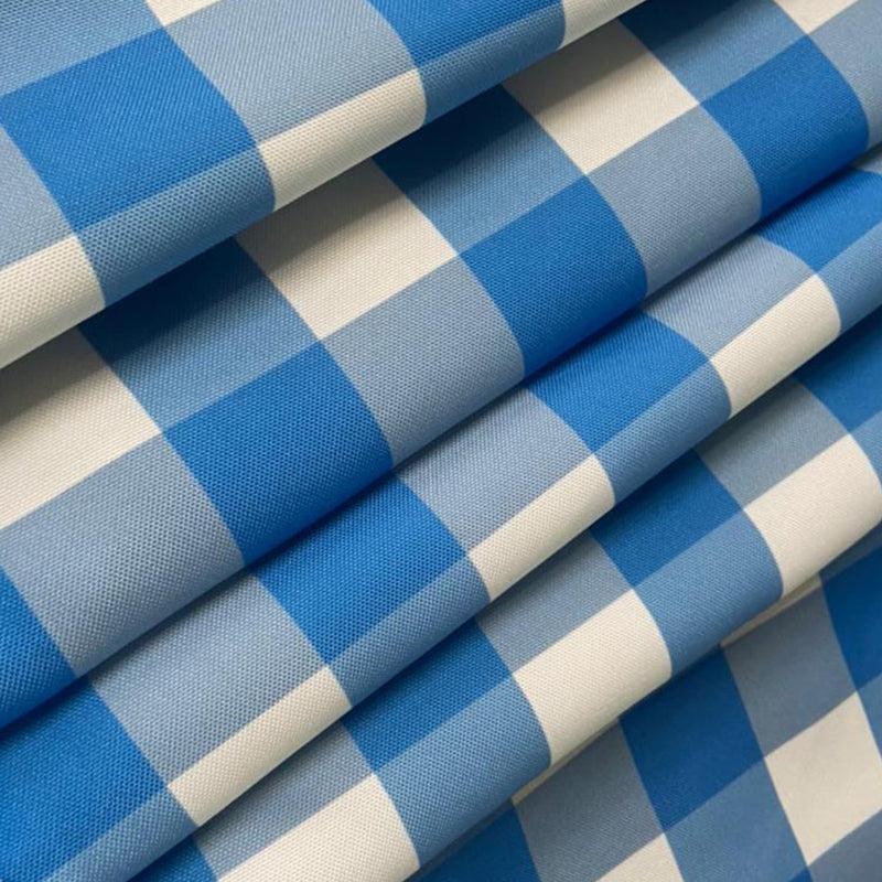 Buy Mabel Checkered Table Cloth - Blue Table Cover from Vaaree