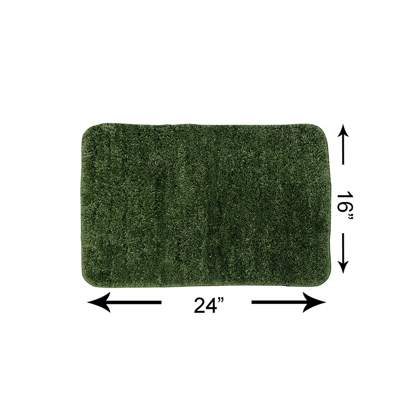 Bath Mats - Cleve Anti Skid Bath Mat - Green