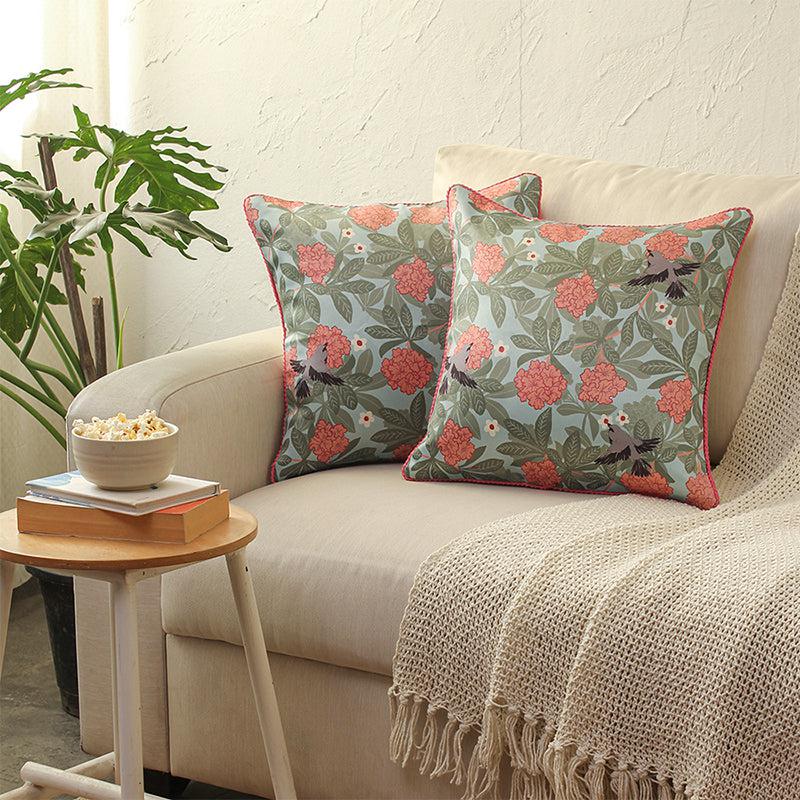 Buy Floral Cushion Cover - Set Of Two Cushion Cover Sets from Vaaree