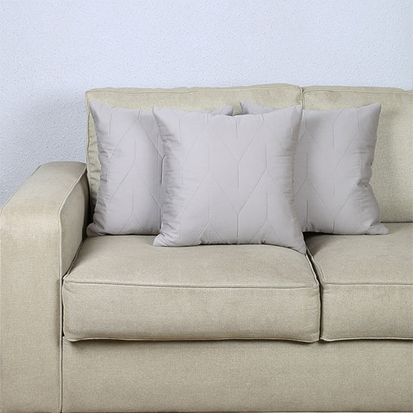 Dhanesh Cushion Covers (Grey) - Set Of Three