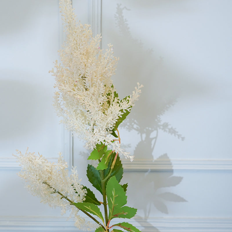 Buy Faux Millet Grass Flower Stick (White) - 33 CM Artificial Flowers from Vaaree