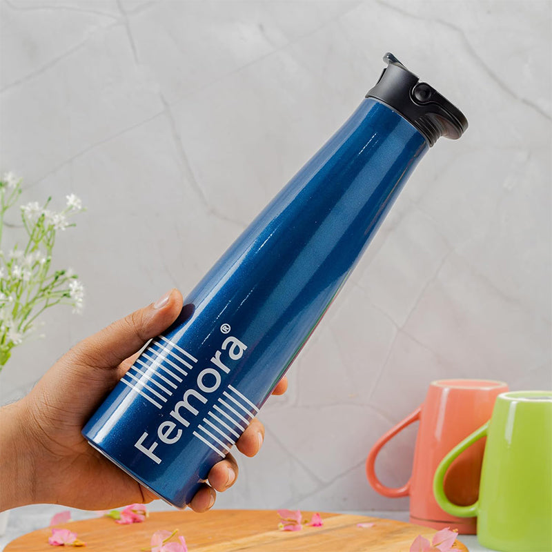 Bottle - Vesatao Insulated Water Bottle (700 ML) - Blue