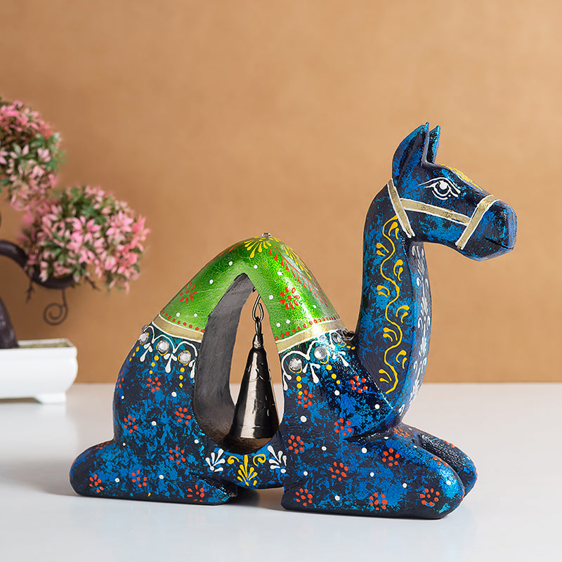 Showpieces - Desert Camel Showpiece - Blue