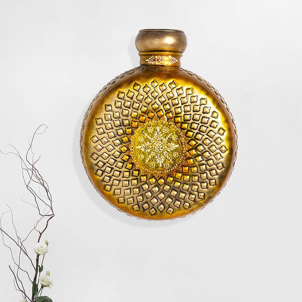 Wall Accents - Golden Matka Wall Accent