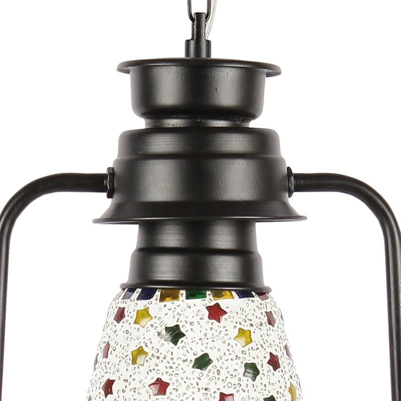 Buy Divyara Mosaic Lantern Ceiling Lamp - Black Ceiling Lamp from Vaaree